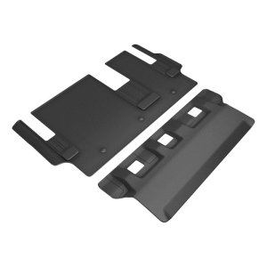 Toyota Sienna Floor Mats - 3rd Row - 3D MAXpider - Kagu - Black - `21-`24